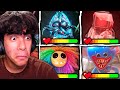 Todas las MUERTES con BARRA DE VIDA | Poppy Playtime Capitulo 4