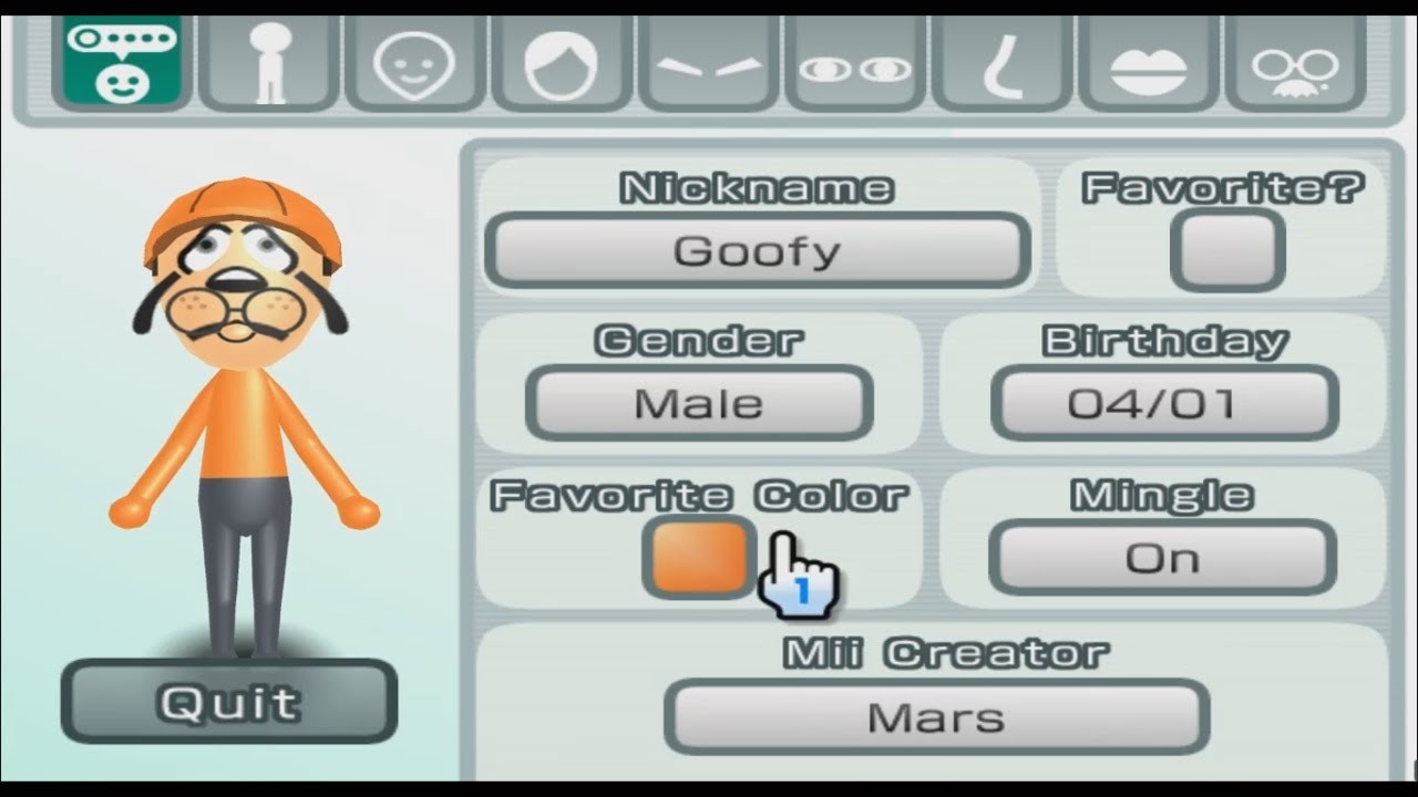 Disney - mii Mickey Mouse - Disney - Mii 443 - YouTube