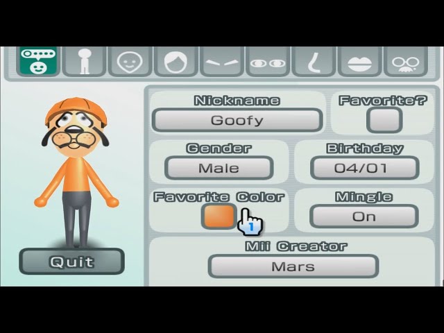 Goofy - Disney - Mii 919 - YouTube