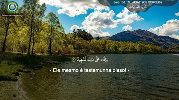 سورة 100. العاديات (ترجمة باللغة البرتغالية) | مشاري بن راشد العفاسي