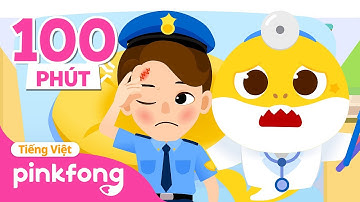 Cảnh sát đã bị thương👮 🏥 Chữa bệnh cùng Cá Mập Con | Baby Shark Pinkfong! - Nhạc thiếu nhi