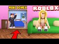 Zbudowałem Tajny Mini Domek W Domu Mojej Dziewczyny! (Roblox Bloxburg Roleplay) | Vito i Bella