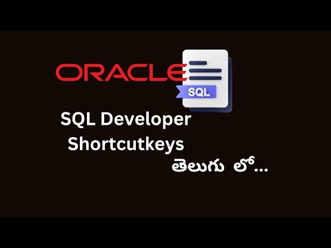 Sql developer shortcut