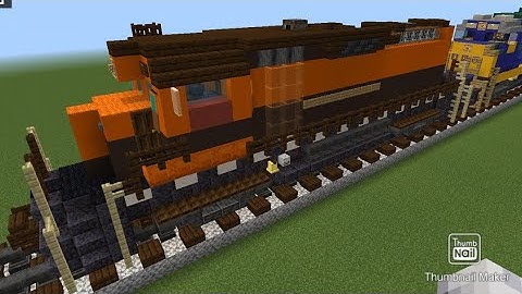 Minecraft Great Northern GP30 Locomotive Tutorial