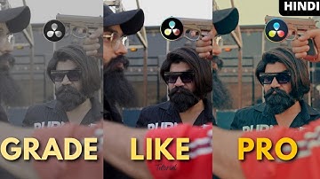 Cinematic Color Grading In Davinci Resolve Hindi | Davinci resolve tutorial in Hindi | Ajay K Meena
