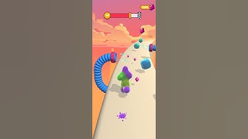 Blob Runner 3D gameplay #oddly #oddlysatisfying #shorts #games #gaming #blobrunner3d