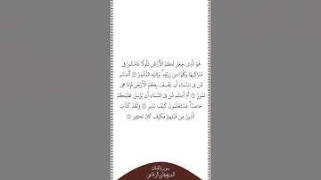تلاوة في دقيقة سورة الملك الآيات من ١٥ إلى ١٨ الشيخ هاني الرفاعي
