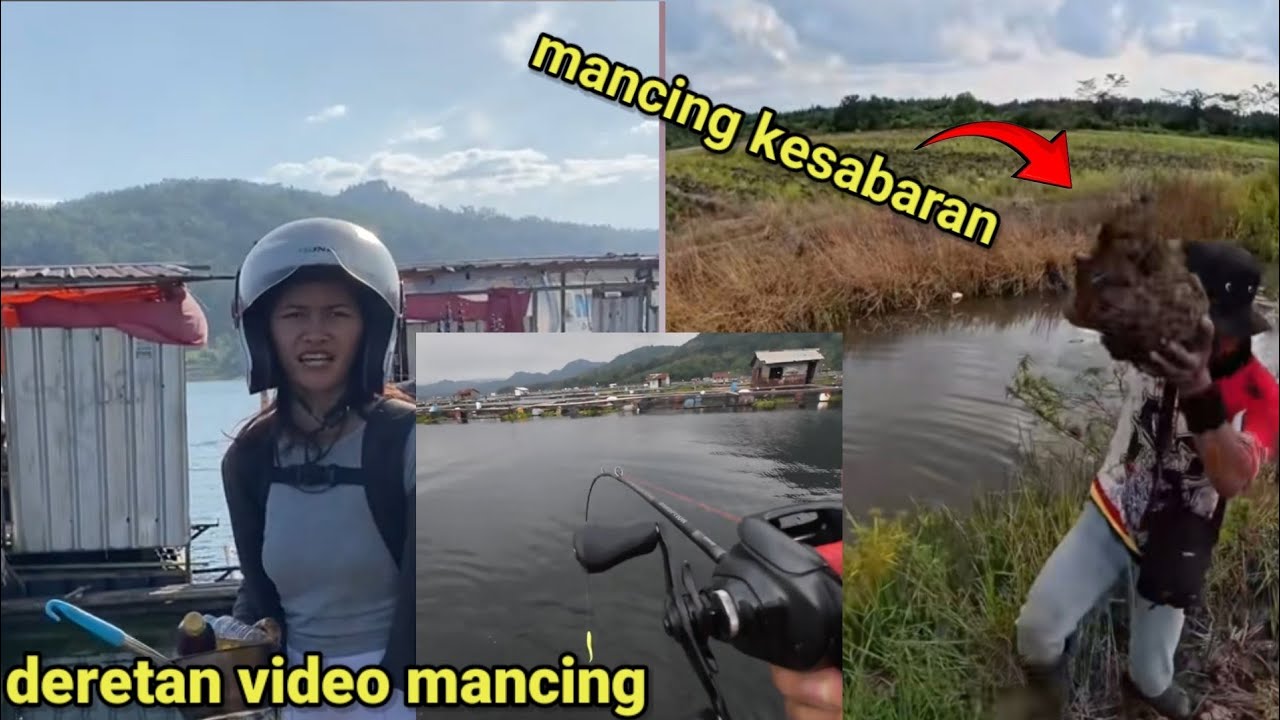 MANCING BUTUH KESABARAN kumpulan video mancing #fishing 