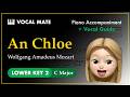 An Chloe - W.A.Mozart | C Major | Vocal Guide and Piano Accompaniment