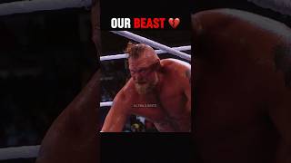 Our Beast🥺💔 || Brock lesnar edit🤠👀 || Fainted sad edit💯 #shorts #viral