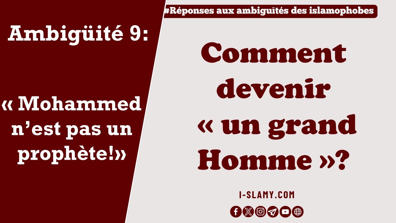 Que dire à celui qui rebaisse le prophète Mohammed?