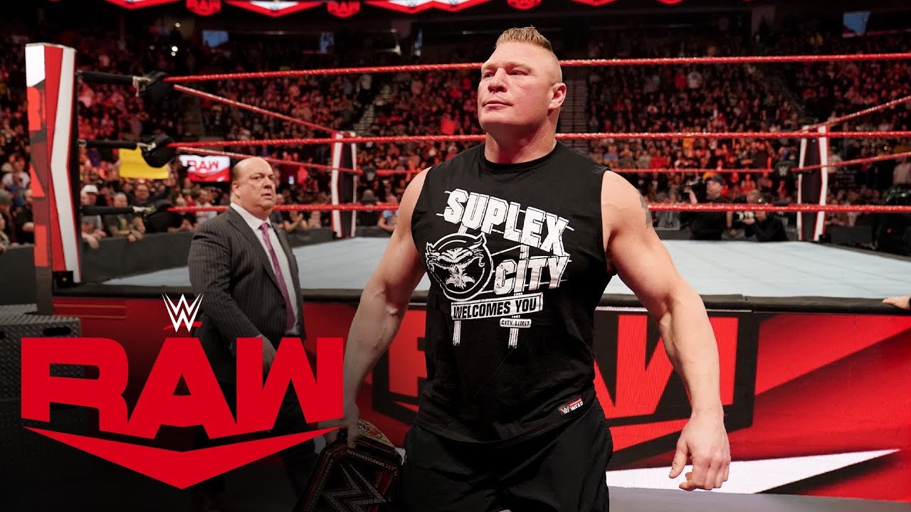 Brock Lesnar crashes match to determine his WWE Super ShowDown foe: Raw, Feb. 3, 2020