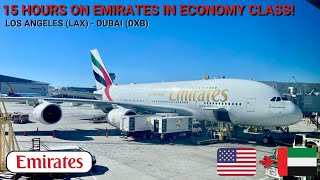 REVIEW | Emirates | Los Angeles (LAX) - Dubai (DXB) | Airbus A380-800 | Economy