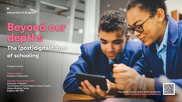 The (post)digital future of schooling | Inaugural lecture from Professor Michael Jopling