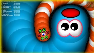 Worms Zone.io || Best Worms Zone Gameplay 🐍|| worms zone magic gameplay 🐍 || #022