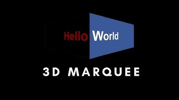 Awesome 3D Marquee Text Animation Using Only HTML & CSS - Pure HTML CSS Tutorial - CodeWithTanmay