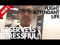 STRESSFUL DAYS ON FLIGHT ATTENDANT RESERVE | FLIGHT ATTENDANT LIFE 2022