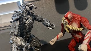 Mechagodzilla vs Skar king an epic battle