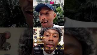 Tyler the creator and Pharrell On Instagram Live Talking about skincare (11/25/20)