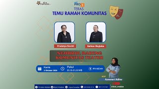 Download Lagu TEMU RAMAH KOMUNITAS (TERAS) :  NGOBROL BARENG KOMUNITAS TEATER MP3