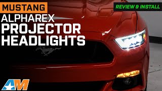 2015-2022 Mustang AlphaRex NOVA-Series LED Projector Headlights; Review & Install
