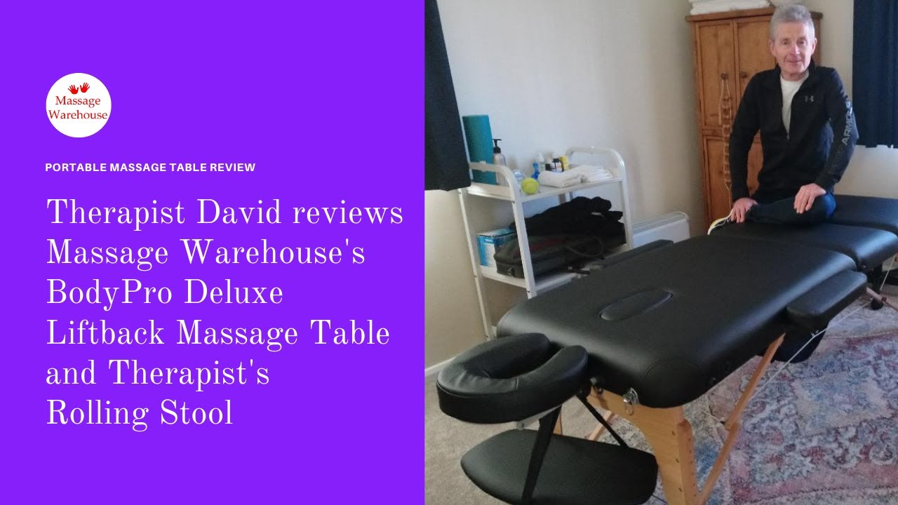 Therapist David reviews Massage Warehouse's BodyPro Deluxe Liftback
