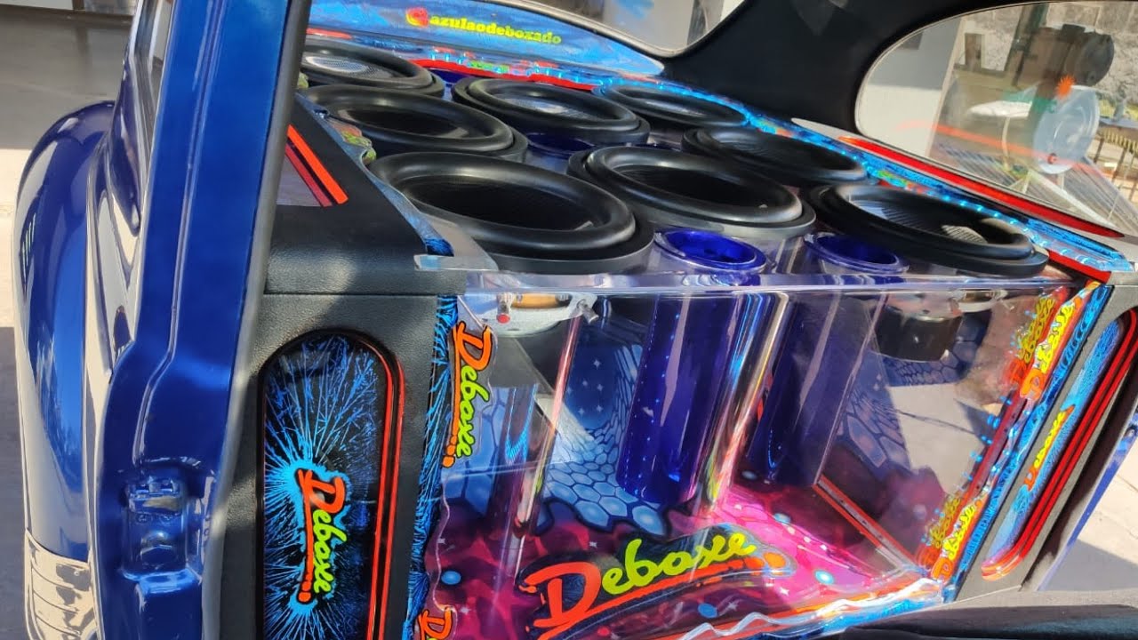 FUSCA DA DEBOXE COM 8 SUB POWERVOX DE 800 RMS NO ACRÍLICO = ILOVEBASSBR