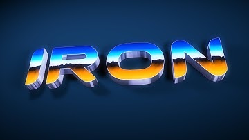 Create an Advanced Metallic Retro 3D Text in Cinema 4D