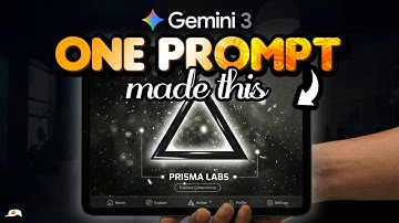Build STUNNING One-Prompt Apps with Gemini 3 - here