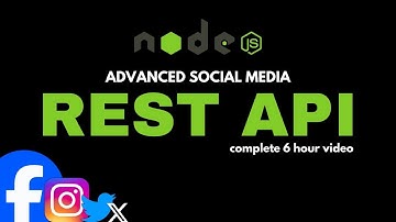Advanced Social Media REST API with Node JS & MongoDB