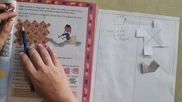 Class 5 Math Magic Chapter 3 How Many Squares page 47 - 49 in Mizo