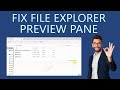 How to Fix File Explorer Preview Pane Not Working on Windows 11?