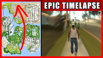 Walk Across the Map Timelapse | GTA San Andreas