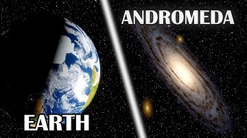 Flying From Earth To The Andromeda Galaxy