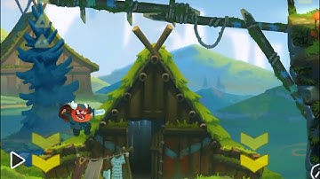 Oddmar Level 1-3 world record tie 1:07 speedrun game play