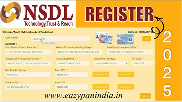 NSDL Registration Process 2025 l Pan Agency 2025 🚀