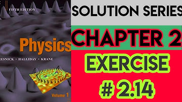 EXERCISE NUMERICAL 2.14 | PHYSICS HRK | CHAPTER 2 |MOTION IN 1 DIMENSION|SOLUTION SERIES| URDU HINDI