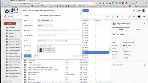 Curriculum Mapping:  Add all of your units to one folder in your Drive