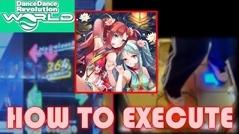 [How To Execute人力] ムラサキグルマ[Murasaki guruma] [SINGLE DIFFICULT] 【DDR WORLD】