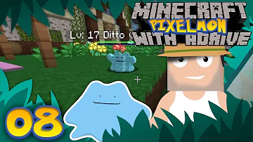 OMG! SUPER RARE SHINY DITTO!! Minecraft PIXELMON with aDrive! Ep08 - PocketPixels Red Let's Play!