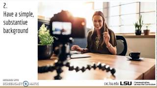 The Basics of Filming Yourself