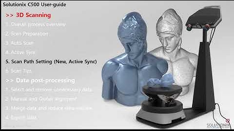 Solutionix C500 User Guide - 3D Scanning + Post-Processing [EN]