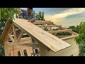 Extremely Unique Woodworking Projects & Amazing Skills // Wooden Hut On The Lake