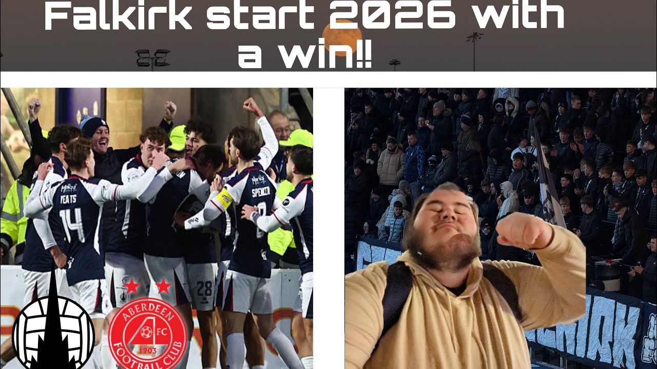 Falkirk Beat Aberdeen to Go back into Top 6!!! | Falkirk Vs Aberdeen | Matchday Vlog💙