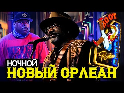 Ночной Новый Орлеан | Музыка в свете газовых фонарей