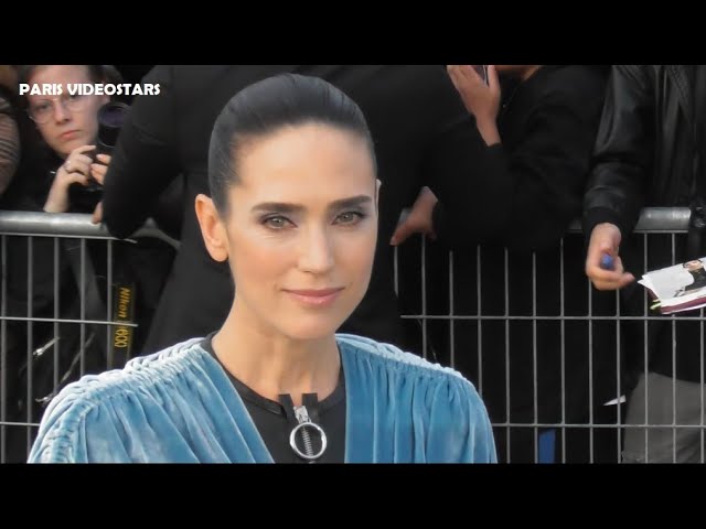 Jennifer Connelly shows off her sensational sense of style as she attends  Louis Vuitton's PFW show