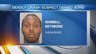 Bond denied for driver charged with murder of 2 killed in crash during pursuit in Chesapeake