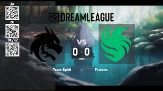 Team Spirit vs. Falcons - DreamLeague Season 22 - Group Stage 2 - BO3 @4liver