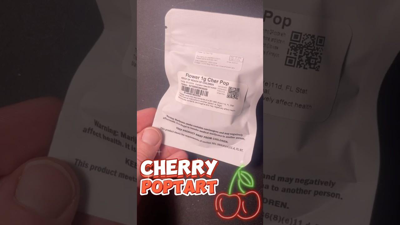 Cherry Poptart Strain Review: Unboxing & Tasting Sunburn Dispensaries' Hybrid Flower