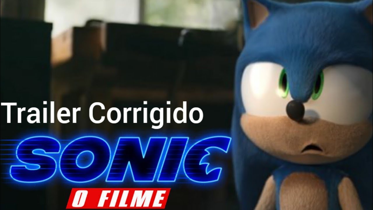 Sonic - O Filme: Trailer não-oficial traz o personagem corrigido